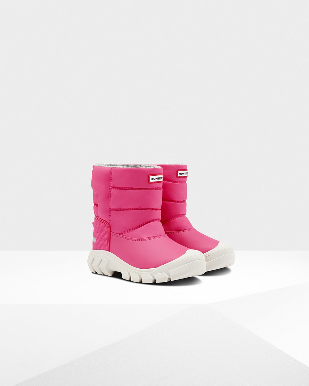 Snow Boots Kinderen - Hunter Original Big Insulated - Licht Roze - 41LPVXGSN